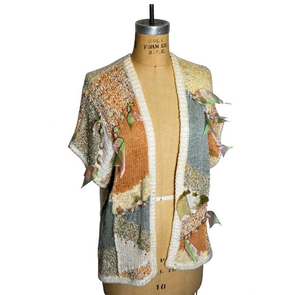 80s Vintage Gil Aimbez for Static Sweater Vest Rib - Picture 2 of 6